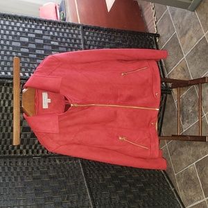 NWOT MARC NEW YORK ANDREW MARC FAUX SUEDE SIZE 2XL MOTO JACKET